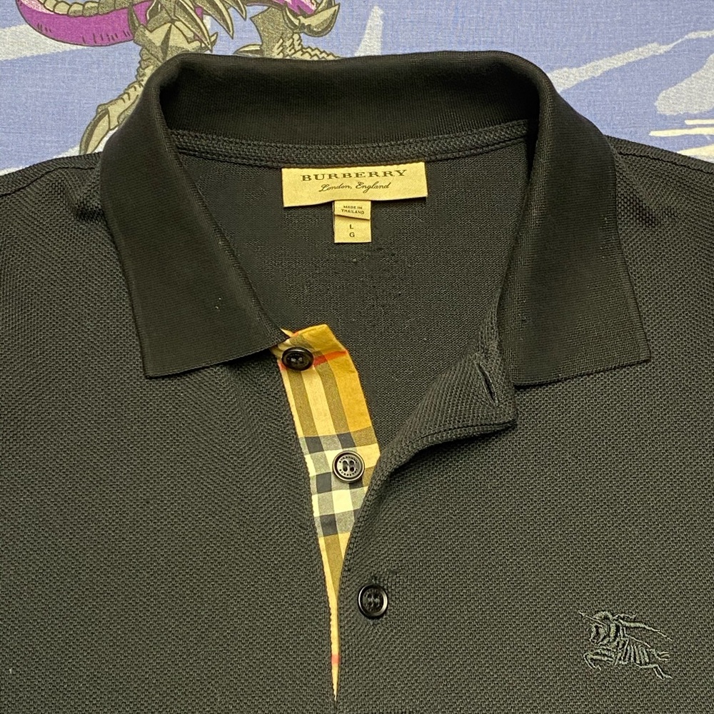 Burberry Hartford long sleeve polo shirt